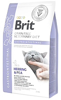 Корм для кошек при заболеваниях желудочно-кишечного тракта Brit GF Veterinary Diet Gastrointestinal 2 кг