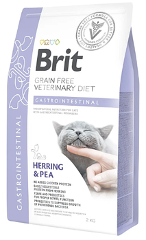 Корм для котів при захворюваннях шлунково-кишкового тракту Brit GF Veterinary Diet Gastrointestinal 2 кг