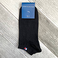 Шкарпетки чоловічі демісезонні спортивні бавовна Tommy Hilfiger, розмір 41-44, короткі, асорті, 04515, фото 3