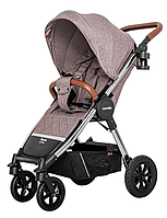Прогулочная коляска детская Carrello Supra, коричневый цвет