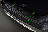 Захисна накладка на задній бампер для KIA Sportage V 2021+ /Black Mat Alu/, фото 7