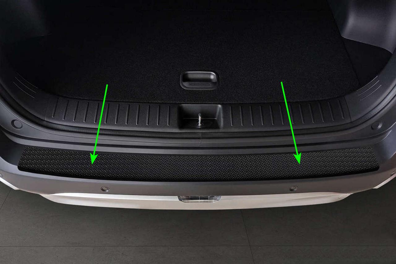 Защитная накладка на задний бампер для KIA Sportage V 2021+ /Black Mat Alu/, фото 5