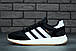Чоловічі Кросівки Adidas Iniki Black White 41-42-43, фото 6