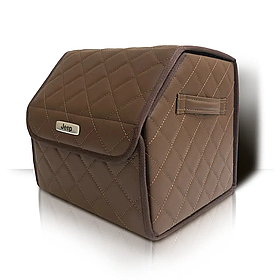 Органайзер-саквояж міні в автомобіль для особистих речей "Jeep" Коричневий