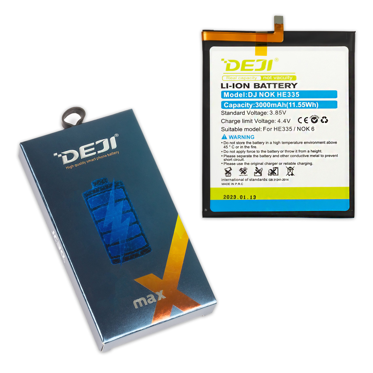 АКБ NOKIA 6 Dual Sim (TA-1021) HE316/HE317/HE335 DEJI