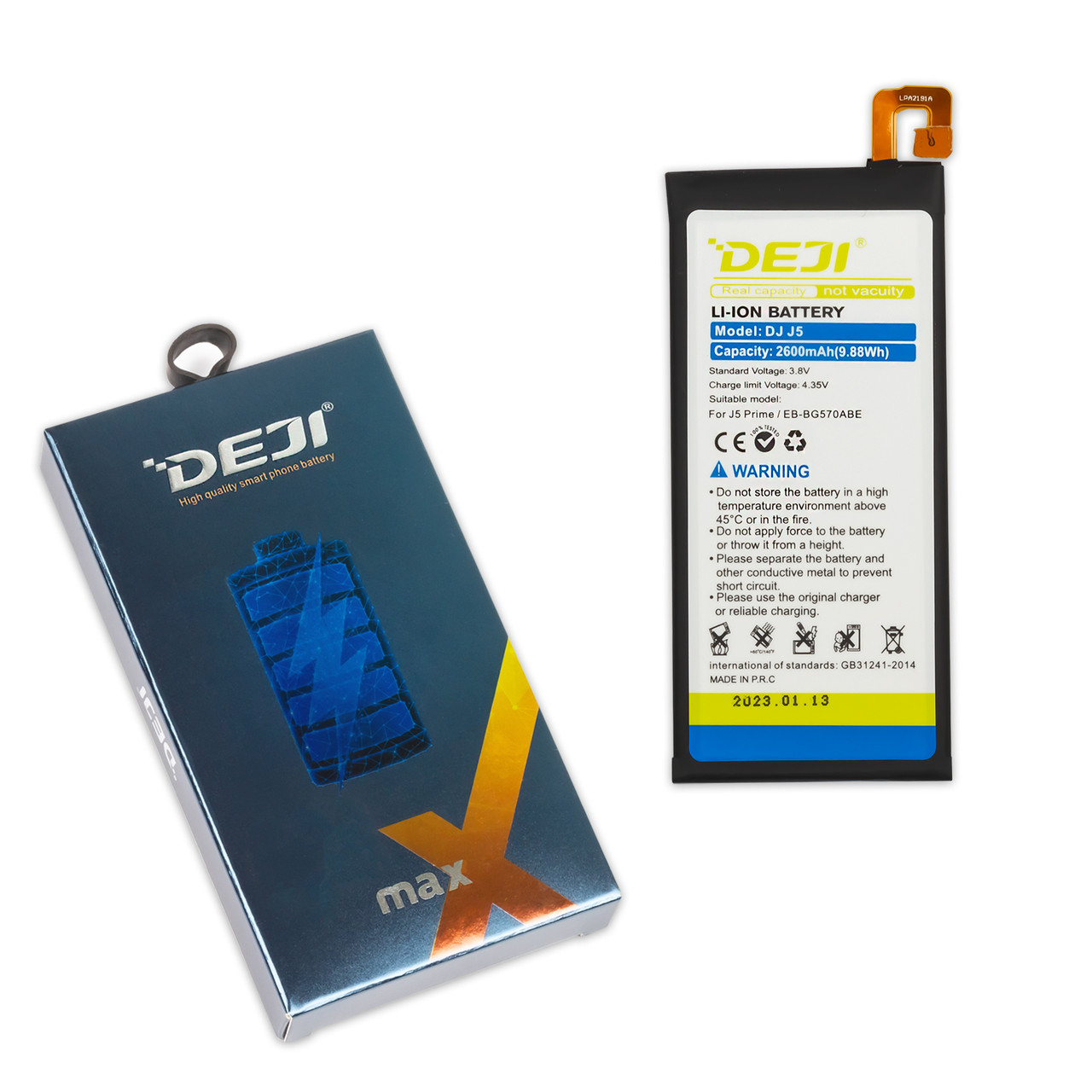 АКБ SAMSUNG G570 J5 Prime (EB-BG570ABE) DEJI (2400 mAh)