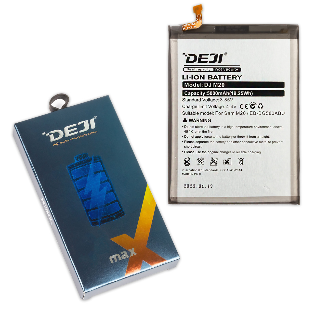 АКБ SAMSUNG M205/M305/A407 M20/M30/A40s (EB-BG580ABU) DEJI (5000 mAh)