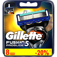 Сменные кассеты лезвия Gillette Fusion Proglide 8шт (Оригинал, Германия)