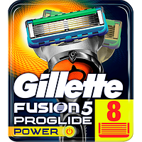 Сменные кассеты лезвия Gillette Fusion Proglide Power 8шт (Оригинал, Германия)