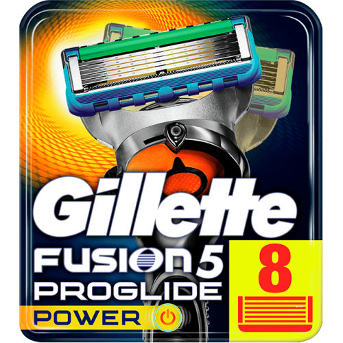 Змінні касети леза Gillette Fusion Proglide Power 8 шт (Оригінал, Німеччина)