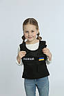 Бронежилет поліцейського дитячий ігровий  на 5-7 років, чорний, унісекс, фото 4