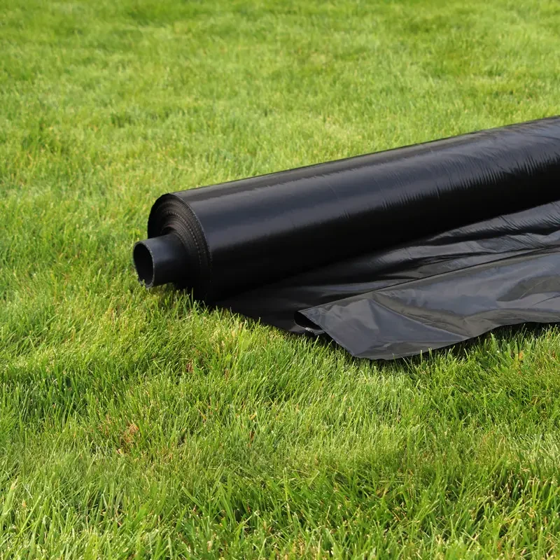 Плівка чорна будівельна полегшена 3 м 200 мкм, на метраж, фото 1