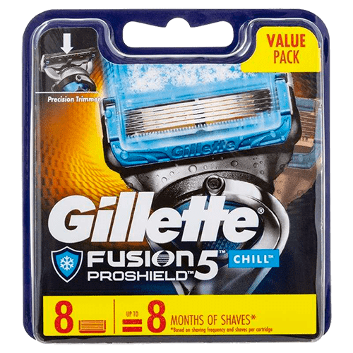 Змінні касети леза Gillette Fusion Proshield Chill 8 шт (Оригінал, Німеччина)