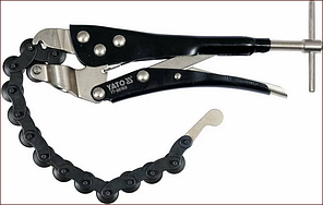 Ланцюговий різак труборіз для вихлопної труби Ø 18-95 мм товщина 2,5 мм сталь YATO YT-06169