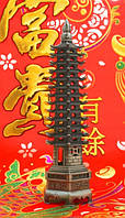 Пагода 13 ярусів силумін в сірому кольорі