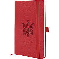 Книга записная Axent Partner Soft Skin Glory 8616-06-4-A, 125x195 мм, 96 листов, клетка, красная