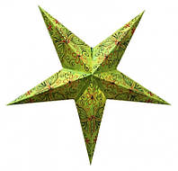 Светильник Звезда картонная 5 лучей GREEN BUTTERFLY EMBD.