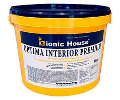 Optima Interior Premium акрилова фарба для стін і стель Bionic-House 14кг Біла будь-RAL