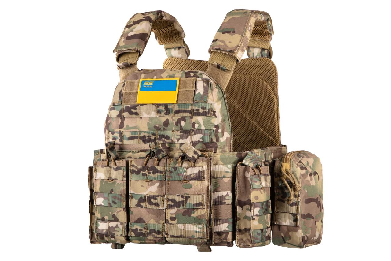 2E Tactical Плитоноска Тип 5 з бічним захистом, камуфляж