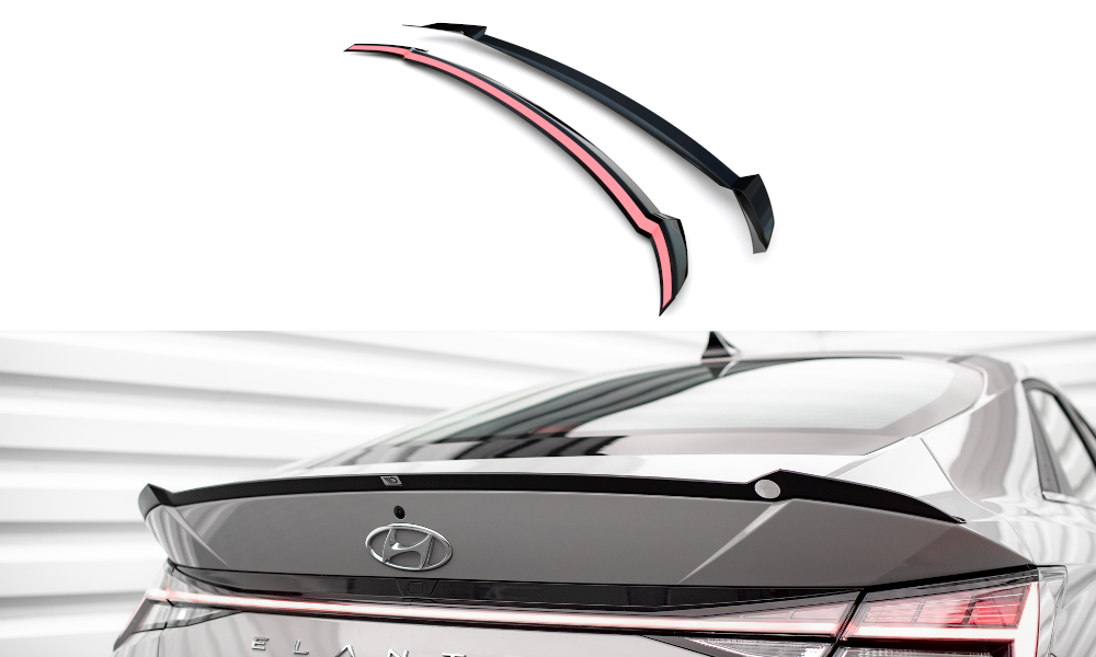 Спойлер Hyundai Elantra CN7 (2020+) тюнінг обвіс сабля елерон, фото 1