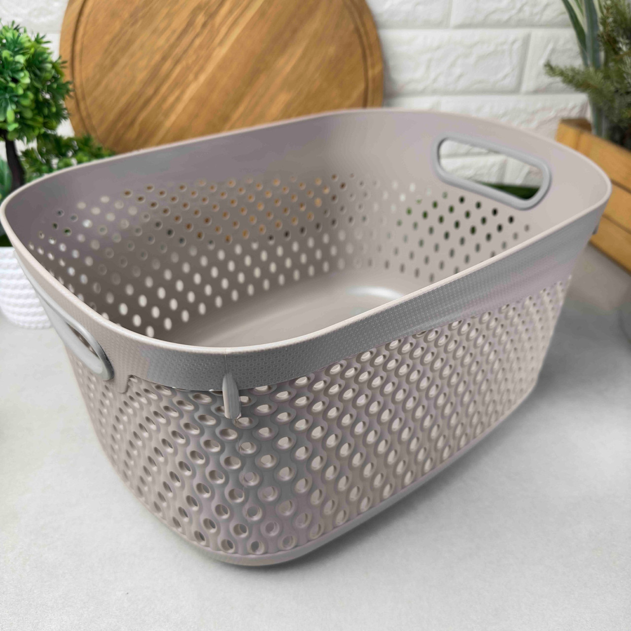 Універсальний пластиковий кошик з ручками 15 л, Прімо тапе