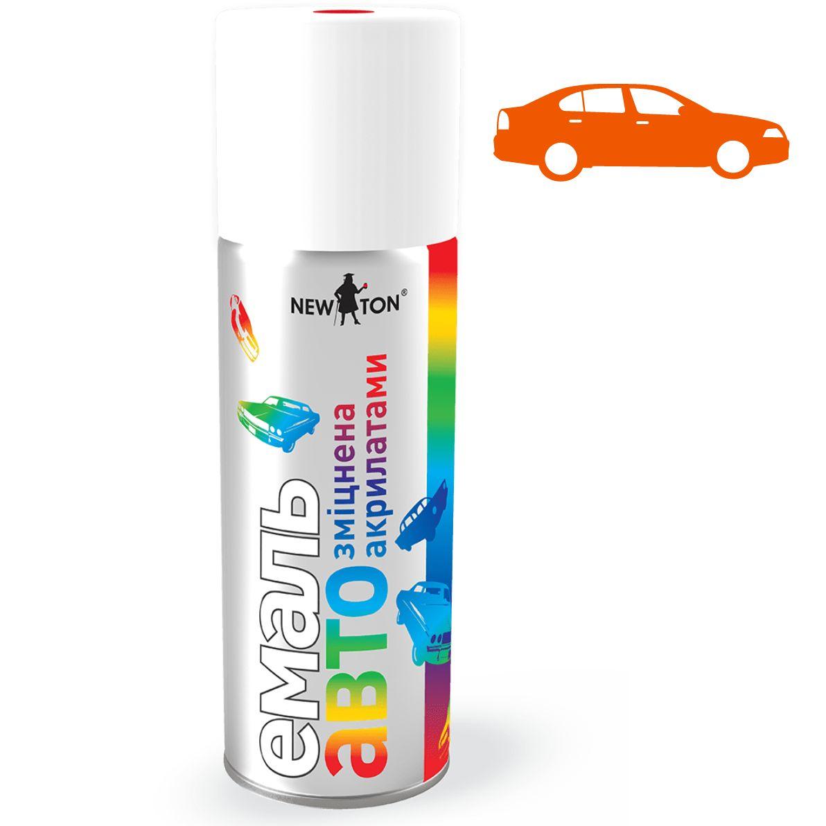 Емаль авто 1025 Помаранчева Lada аерозоль 400мл NewTon