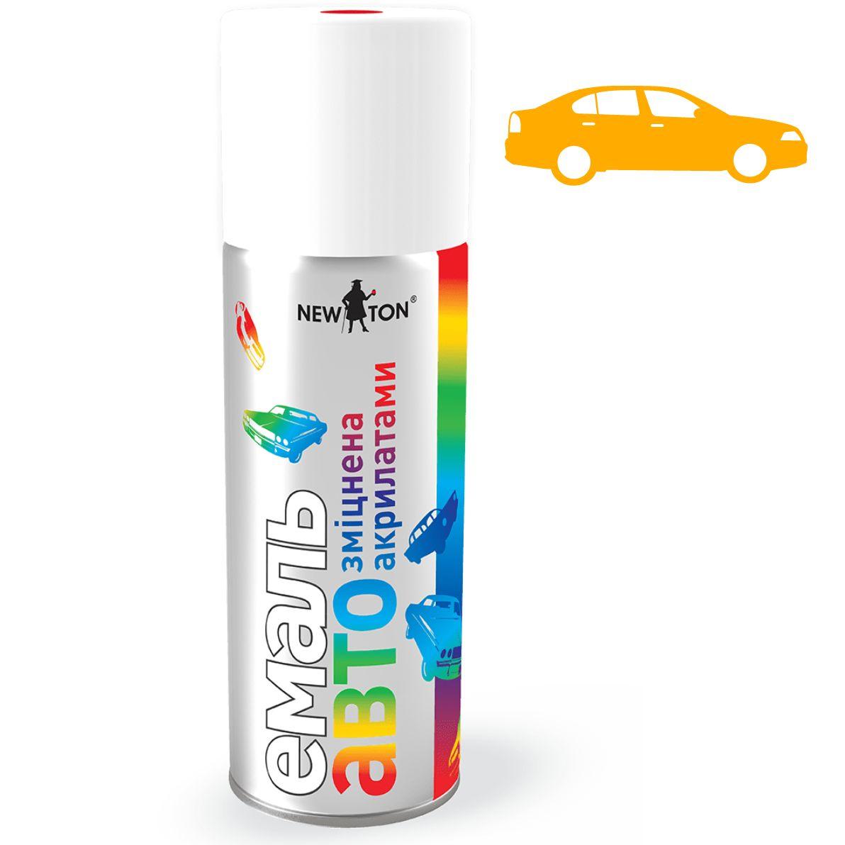 Емаль авто 1035 Жовта Lada аерозоль 400мл NewTon