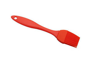 Пензлик силіконовий 17 см червоний