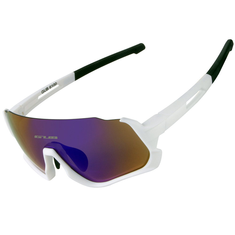 Дитячі сонцезахисні окуляри GUB 6100 [Polaroid UV400] білі