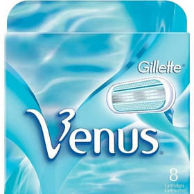 Змінні касети леза Gillette Venus 8 шт (Оригінал, Німеччина)