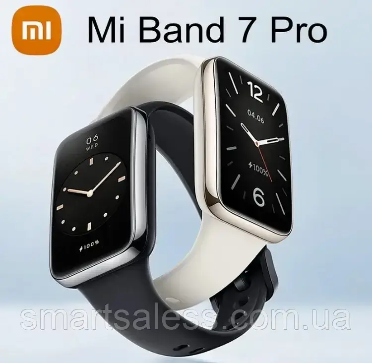 Смарт-годинник Xiaomi Smart Band 7 Pro Global, чорні та білі