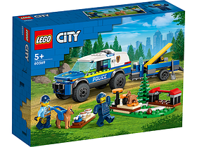 Конструктор LEGO City Мобільний майданчик для дресування поліцейських собак (60369)