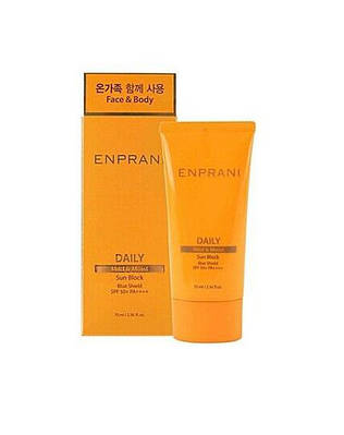 Сонцезахисний крем ENPRANI Daily Sun Block Mild & Moist SPF 50/PA +++70 мл