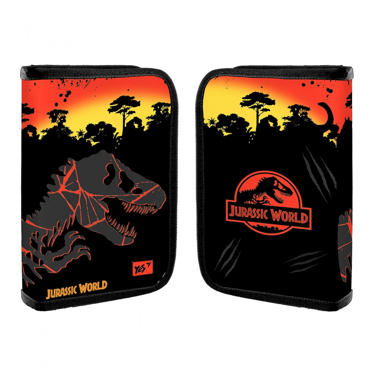 Пенал твердий YES одинарний без клапана HP-02 Jurassic World 533134