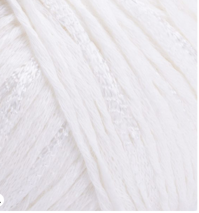 Нитки пряжа для в'язання бавовна/віскоза SYMPHONY YarnArt Симфоні № 2101 - білий, фото 1