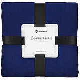 Роликовий Масажер + Скребок ГуаШа Серце - Рожевий Кварц + Подарункова коробка з дерева - Коричнева, фото 4