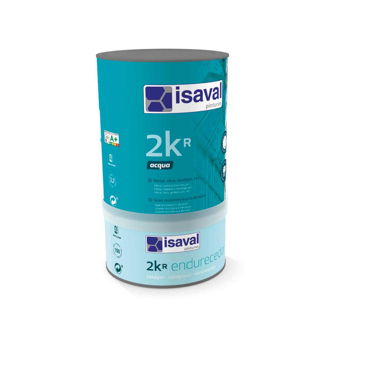 2 КР аква — двокомпонентна поліуретанова емаль на водній основі уп.0.75 л прозора (тонується)