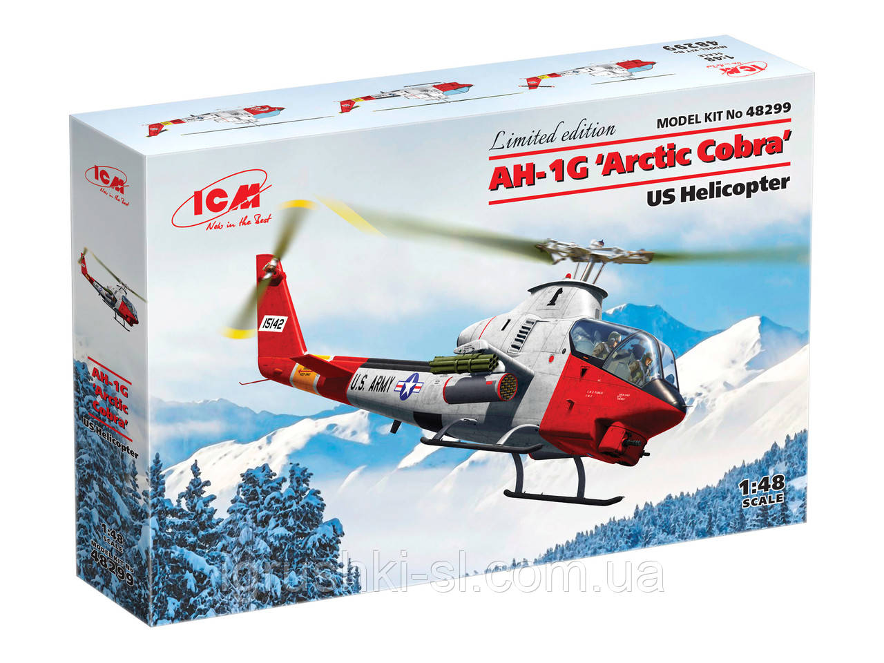 Збірна модель (1:48) Гелікоптер AH-1G "Arctic Cobra"