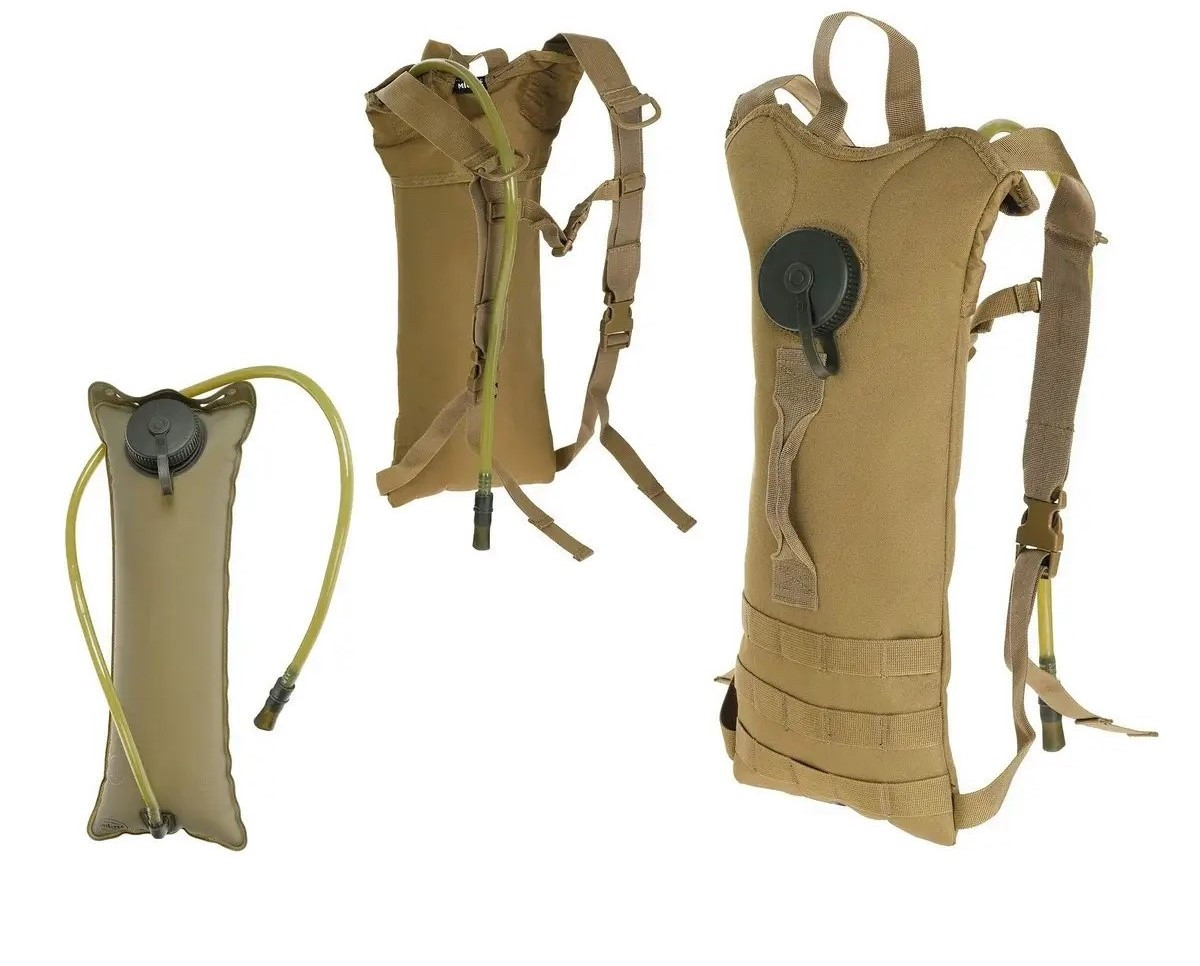 Гідратор для води MIL-TEC 14537105 койот Basic з лямками 3 л