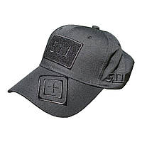 Бейсболка військова 5.11 Tactical black "Чорний Хрест"