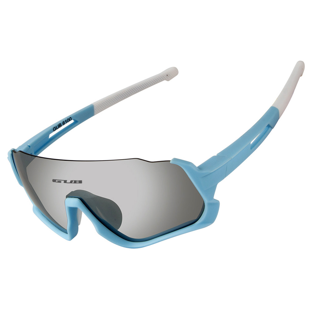 Дитячі сонцезахисні окуляри GUB 6100 [Polaroid UV400] голубі