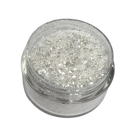 Гліттер харчовий "Срібло" YeroColors 2 г, фото 1