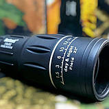Мисливський монокль монокуляр Bushnell 16х52 в чохлі, фото 5