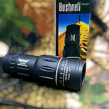 Мисливський монокль монокуляр Bushnell 16х52 в чохлі, фото 7