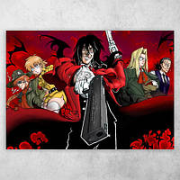 Аниме плакат постер "Хеллсинг / Hellsing" №5