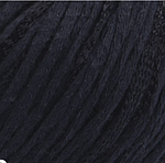 Нитки пряжа для в'язання бавовна/віскоза SYMPHONY YarnArt Симфоні № 2126 - чорний