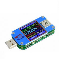 USB тестер струму, напруги, ємності Bluetooth Android RD UM25C