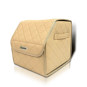 Органайзер саквояж міні в автомобіль для особистих речей "Skoda" Бежевий