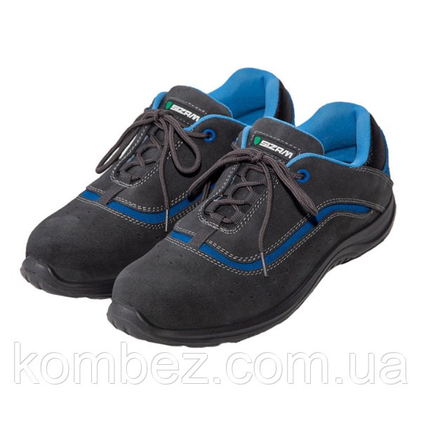 Кросівки шкіряні робочі з металевим підноском ACTIVE / Chikago, антипрокол / PU/PU, S1P SRC
