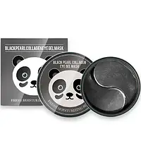 Гидрогелевые патчи SERSANLOVE Black Collagen Eye Gel Mask с экстрактом черного жемчуга и коллагеном 60 шт